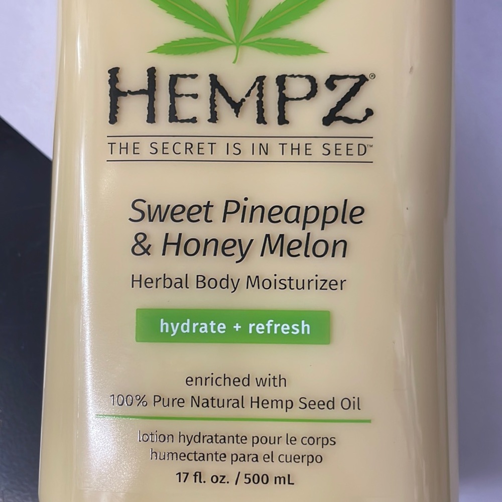 Hemp lotion